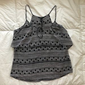 F21 b&w tank top